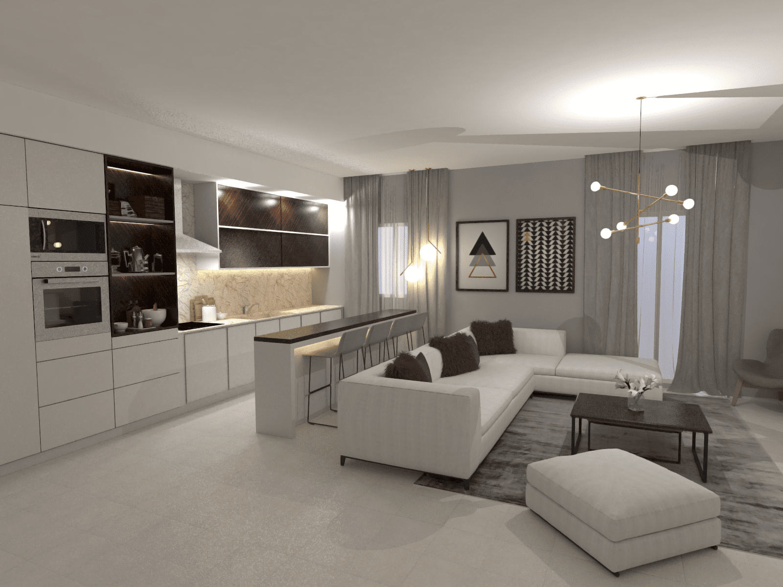 3D визуализация интерьера